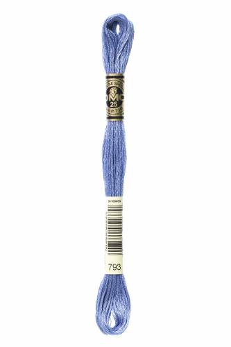 0793 муліне DMC 793 Medium Cornflower Blue фото 2