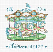 Набір для вишивки хрестиком Baby Carousel Letistitch L8047