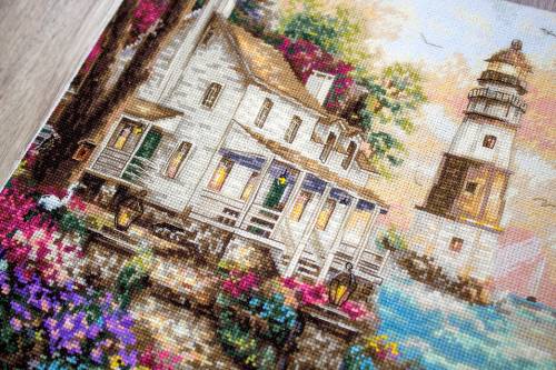 Набір для вишивки хрестиком Cottage by the sea Letistitch LETI 962 фото 3